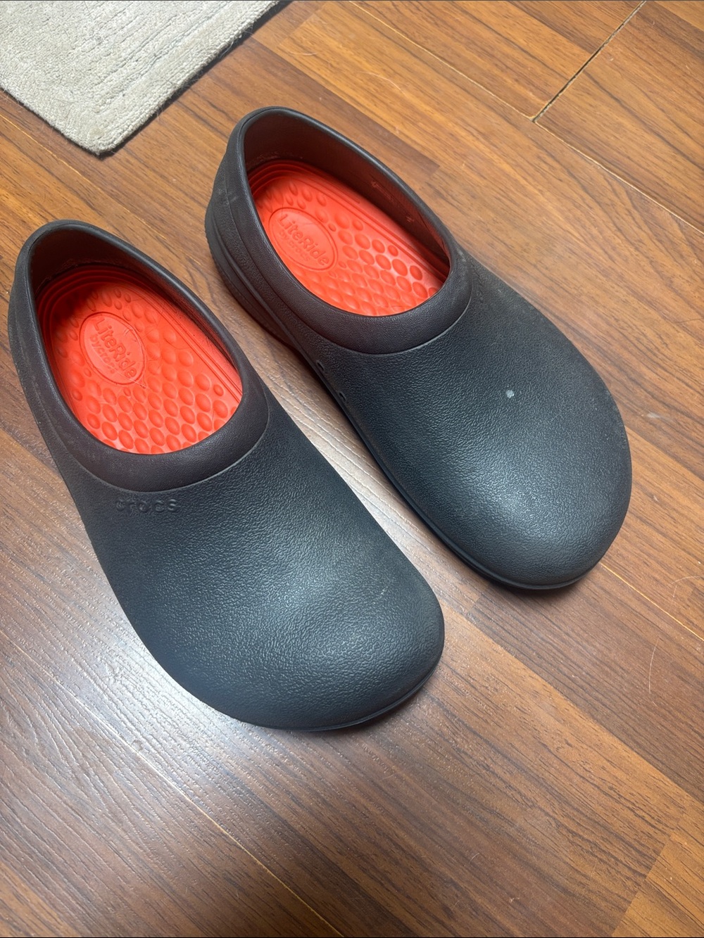 Black Slip-On crocs Clog
